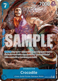 Crocodile (046) (Parallel) SR Emperors in the New World OP09-046 NM (Back)