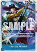 Dracule Mihawk SR Emperors in the New World OP09-048 NM (Back)