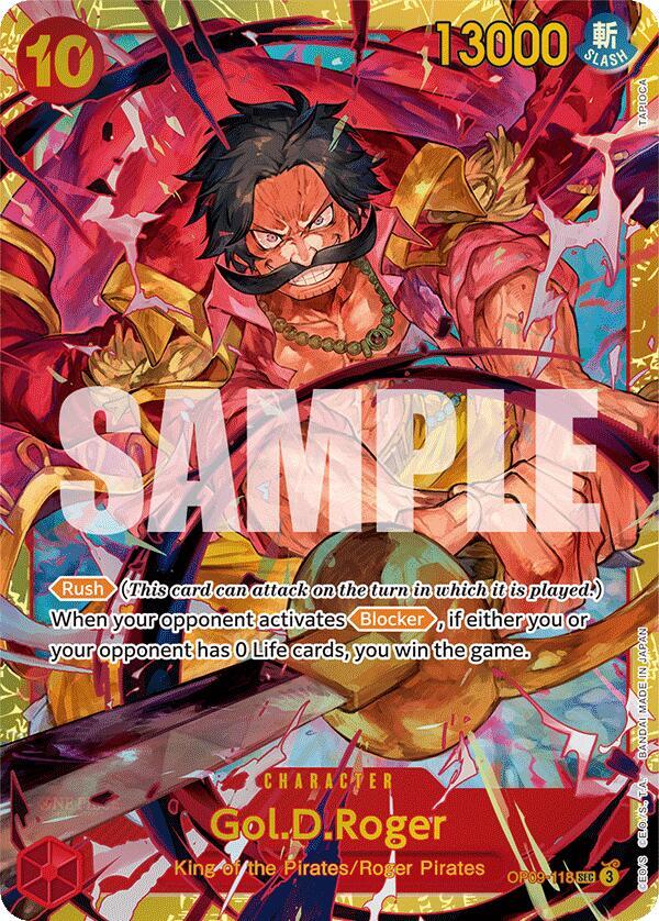 Gol.D.Roger SEC Emperors in the New World OP09-118 NM (Back)