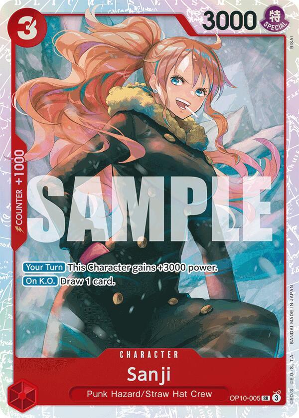 Sanji SR Royal Blood OP10-005 NM (Back)