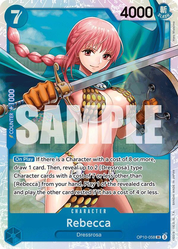 Rebecca SR Royal Blood OP10-058 NM (Back)
