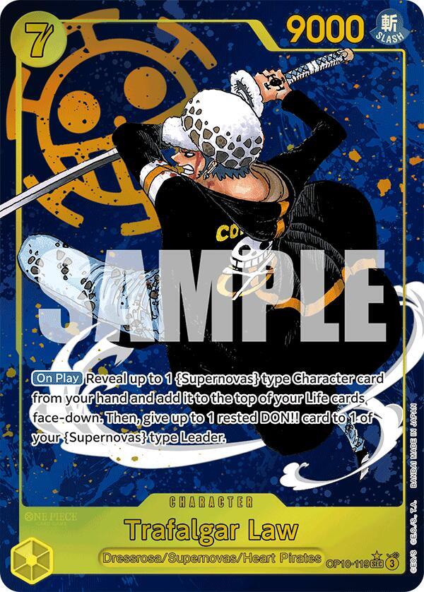 Trafalgar Law (Parallel) SEC Royal Blood OP10-119 NM (Back)