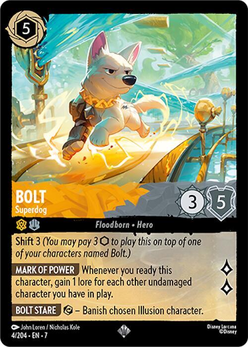 Bolt - Superdog Super Rare Archazia's Island 4/204 NM (Back)