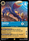 Tamatoa - Happy as a Clam Legendary Archazia's Island 162/204 NM (Back)