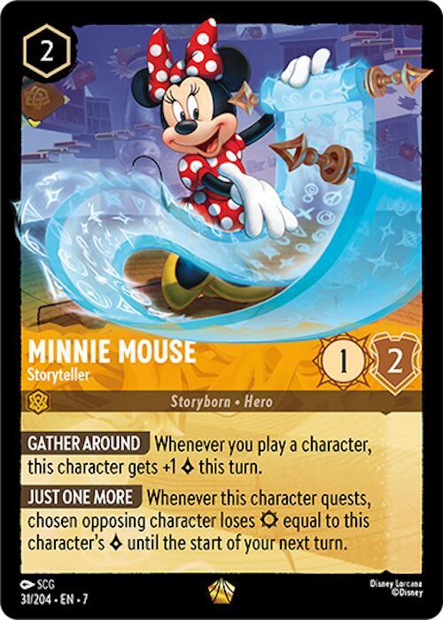 Minnie Mouse - Storyteller Legendary Archazia's Island 31/204 NM (Back)