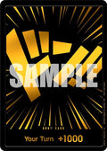 DON!! Card (Black and Gold) PR One Piece Promotion Cards NM (Back)