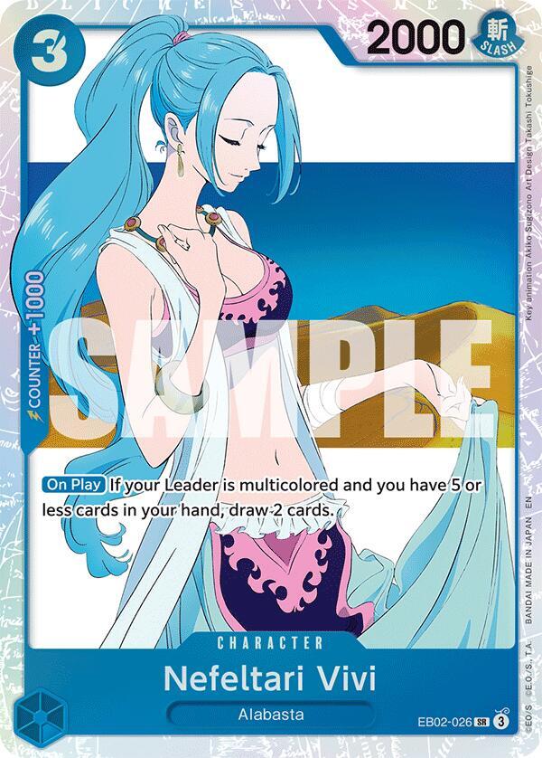 Nefeltari Vivi SR Extra Booster: Anime 25th Collection EB02-026 NM (Back)