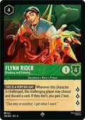 Flynn Rider - Breaking and Entering Super Rare Reign of Jafar 102/204 NM (Back)