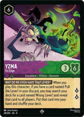 Yzma - On Edge Super Rare Reign of Jafar 68/204 NM (Back)
