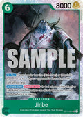 Jinbe (031) SR A Fist of Divine Speed OP11-031 NM (Back)