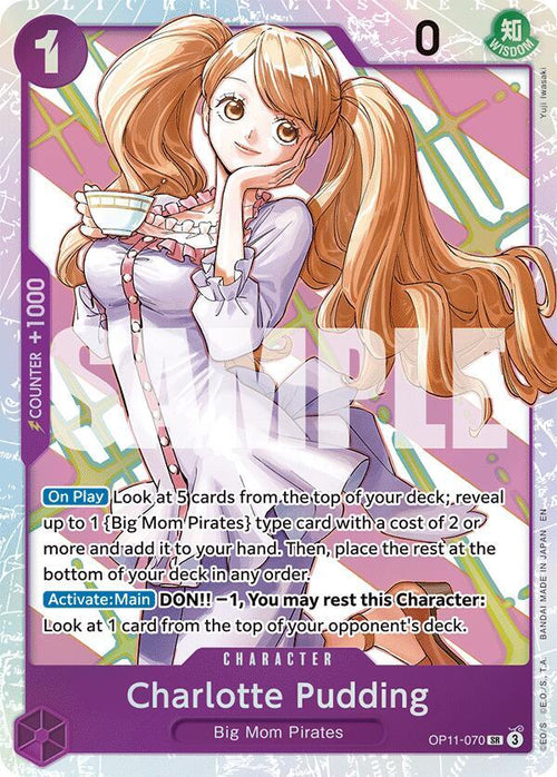 Charlotte Pudding SR A Fist of Divine Speed OP11-070 NM (Back)
