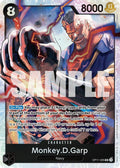 Monkey.D.Garp SR A Fist of Divine Speed OP11-095 NM (Back)