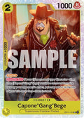 Capone"Gang"Bege (101) SR A Fist of Divine Speed OP11-101 NM (Back)