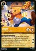 Goofy - Groundbreaking Chef Legendary Reign of Jafar 4/204 NM (Back)
