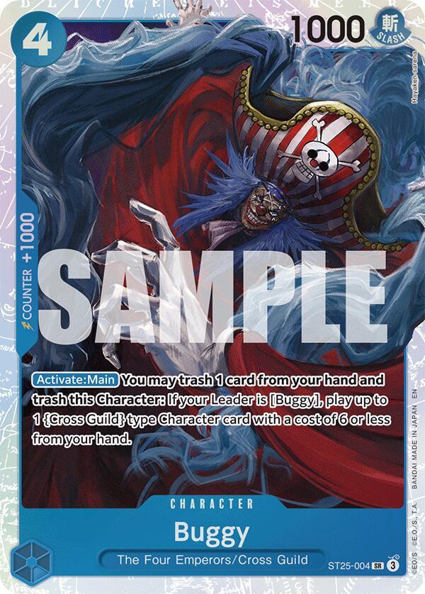 Buggy SR Starter Deck 25: BLUE Buggy ST25-004 NM (Back)