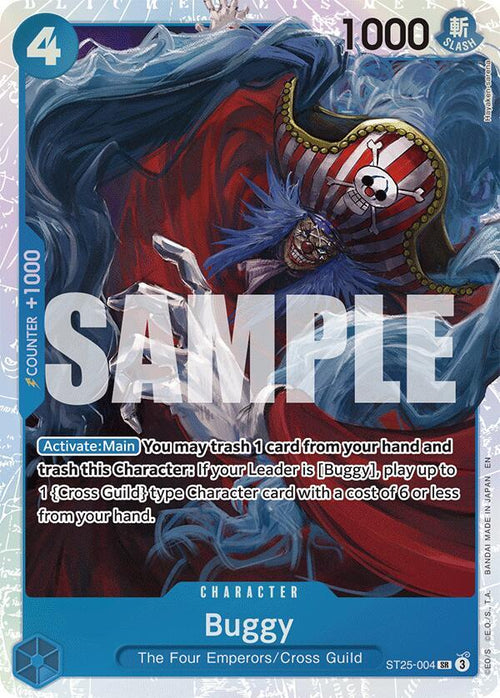 Buggy SR Starter Deck 25: BLUE Buggy ST25-004 NM (Back)