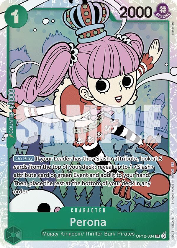Perona SR Legacy of the Master OP12-034 NM (Back)