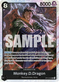 Monkey.D.Dragon SR Legacy of the Master OP12-094 NM (Back)