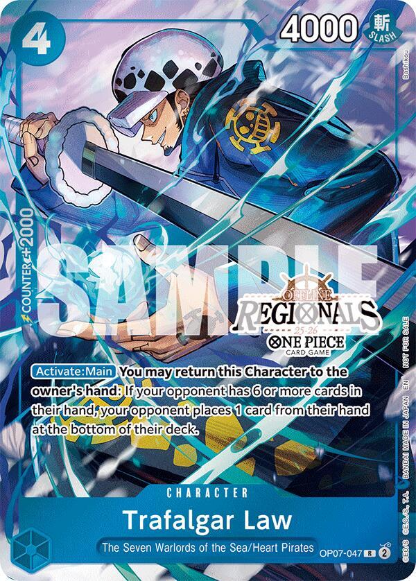 Trafalgar Law (Offline Regional Participation Pack 2025 Vol.2) R One Piece Promotion Cards OP07-047 NM (Back)