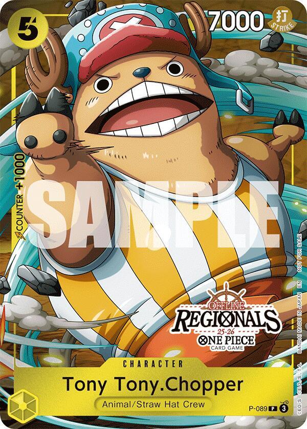 Tony Tony.Chopper (Offline Regional Participation Pack 2025 Vol.2) PR One Piece Promotion Cards P-089 NM (Back)