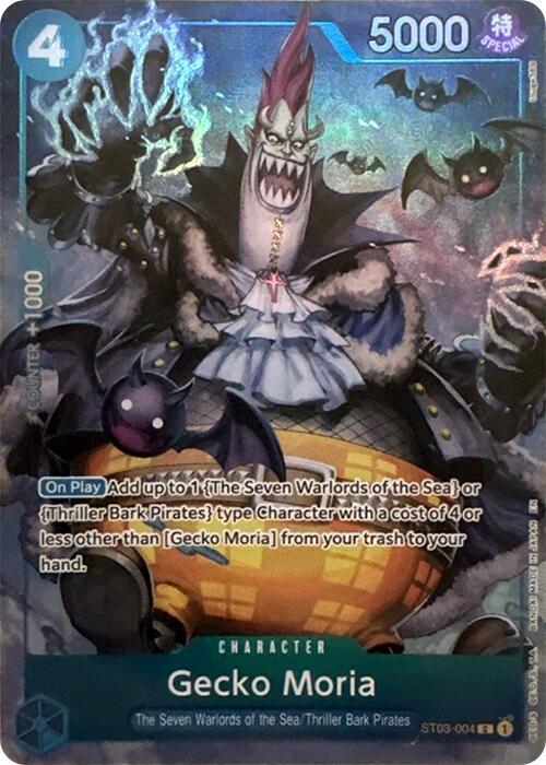 Gecko Moria (Seven Warlords of the Sea Binder Set) C One Piece Promotion Cards ST03-004 NM