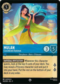 Mulan - Considerate Diplomat Super Rare Fabled 142/204 NM (Back)