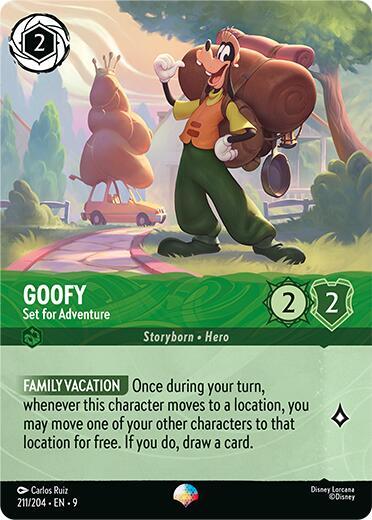 Goofy - Set for Adventure (Epic) Epic Fabled 211/204 NM