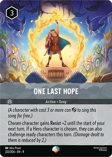 One Last Hope (Epic) Epic Fabled 222/204 NM (Back)