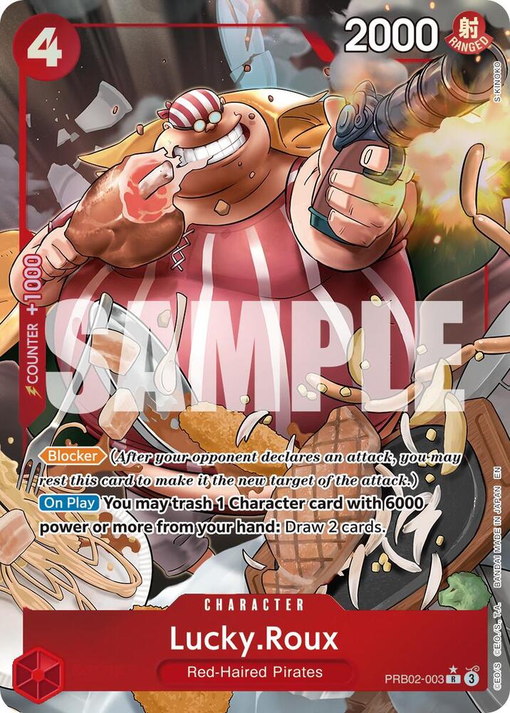 Lucky.Roux (Alternate Art) R Premium Booster -The Best- Vol. 2 PRB02-003 NM (Back)