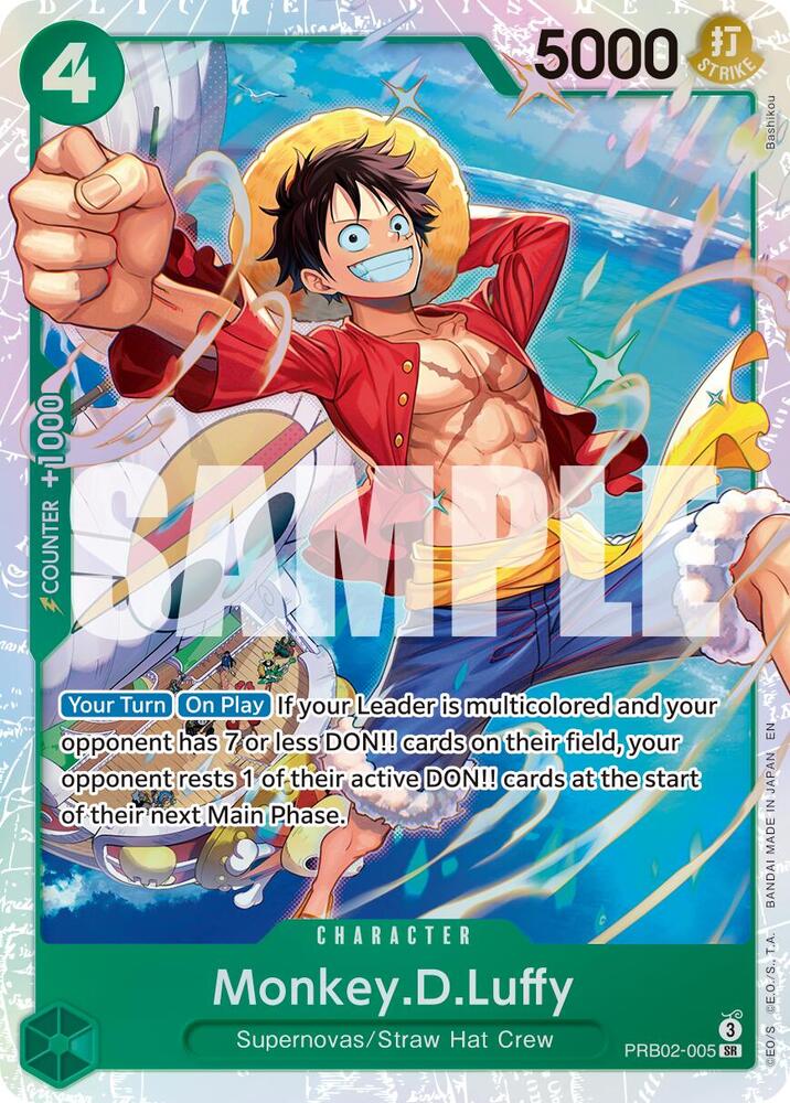 Monkey.D.Luffy SR Premium Booster -The Best- Vol. 2 PRB02-005 NM (Back)
