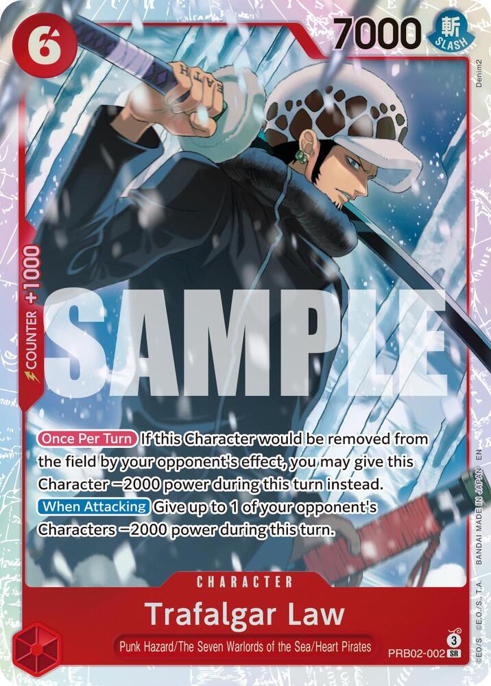 Trafalgar Law SR Premium Booster -The Best- Vol. 2 PRB02-002 NM (Back)