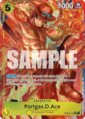 Portgas.D.Ace - (Alternate Art) R Premium Booster -The Best- Vol. 2 PRB02-018 NM (Back)