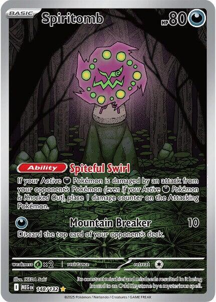 Spiritomb - Illustration Rare ME01: Mega Evolution 148/132 NM (Back)