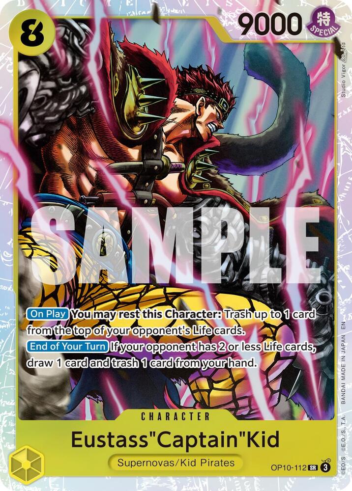 Eustass"Captain"Kid (Reprint) SR Premium Booster -The Best- Vol. 2 OP10-112 NM (Back)