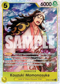Kouzuki Momonosuke (Reprint) SR Premium Booster -The Best- Vol. 2 OP06-107 NM (Back)