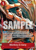 Monkey.D.Garp (Alternate Art) R Carrying On His Will OP13-016 NM (Back)