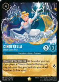 Cinderella - Dream Come True Legendary Whispers in the Well 155/204 NM (Back)