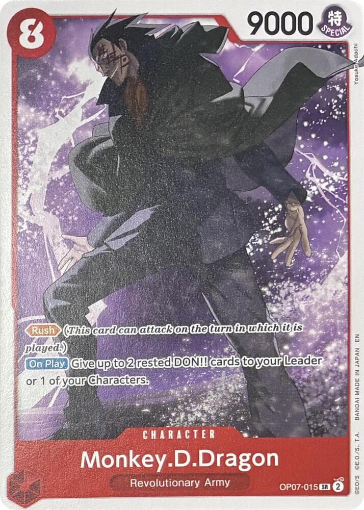 Monkey.D.Dragon (SR 500 Years in the Future OP07-015 NM (Back)