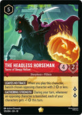 The Headless Horseman - Terror of Sleepy Hollow Legendary Whispers in the Well 125/204 NM (Back)