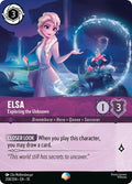 Elsa - Exploring the Unknown (Epic) Epic Whispers in the Well 208/204 NM (Back)