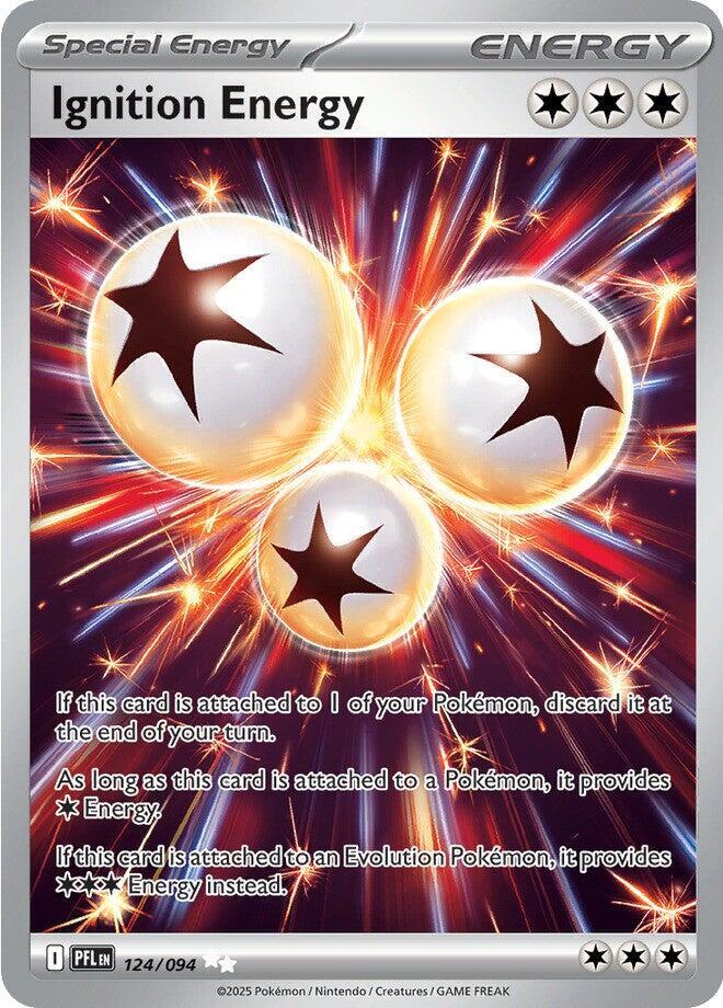 Ignition Energy Ultra Rare ME02: Phantasmal Flames 124/094 NM (Back)