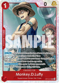 Monkey.D.Luffy SR The Azure Sea's Seven OP14-013 NM (Back)
