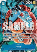 Jinbe - (Alternate Art) SR The Azure Sea's Seven OP14-049 NM (Back)
