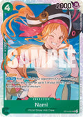 Nami SR The Azure Sea's Seven OP14-031 NM (Back)