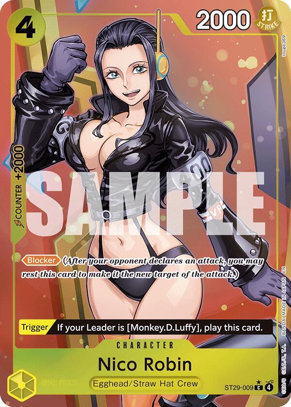 Nico Robin (Full Art) C Starter Deck 29: Egghead ST29-009 NM (Back)