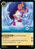 Moana - Curious Explorer Legendary Winterspell 155/204 NM (Back)