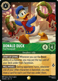 Donald Duck - Fred Honeywell Legendary Winterspell 93/204 NM (Back)