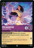 Pocahontas - Following the Wind Super Rare Winterspell 42/204 NM (Back)