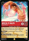Wreck-It Ralph - Raging Wrecker Legendary Winterspell 103/204 NM (Back)