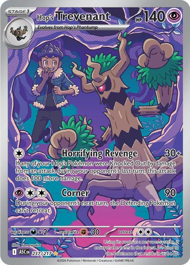 Hop's Trevenant Illustration Rare ME: Ascended Heroes 237/217 NM (Back)